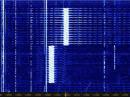 A Chinese over-the-horizon radar "foghorn" signal on 20 meters. [DK2OM image]